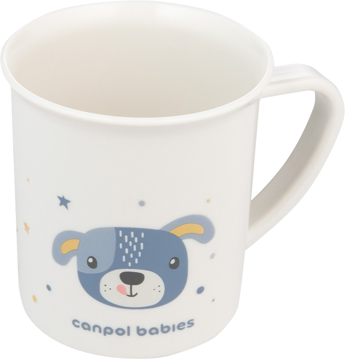 Canpol babies Plastový hrníček CUTE ANIMALS - pejsek 170 ml