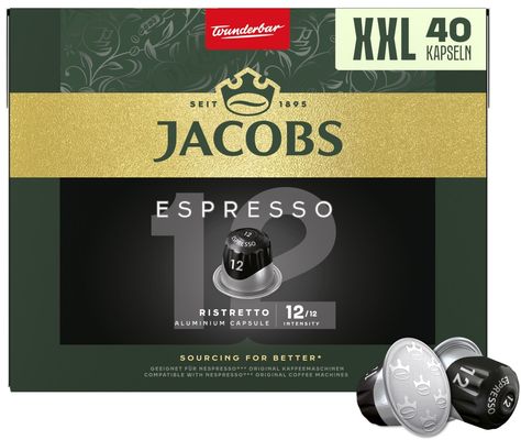 Jacobs Espresso RISTRETTO XXL kapsle 40 ks