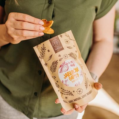 Natu Jablečné chipsy skořicové 45 g