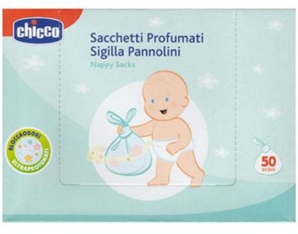 Chicco Parfémované sáčky na pleny, 50 ks