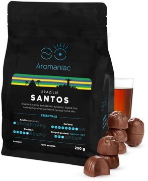 Aromaniac Brazílie Santos, zrnková 250 g
