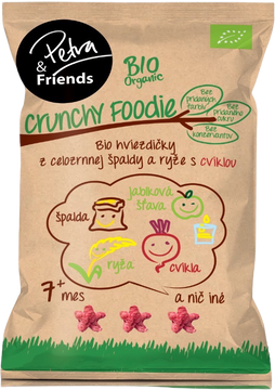Petra & Friends BIO Špaldové hvězdičky s rýží a řepou 30 g