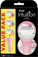 Wilkinson Sword Intuition Variety MIX - holící strojek a 3 náhradní hlavice
