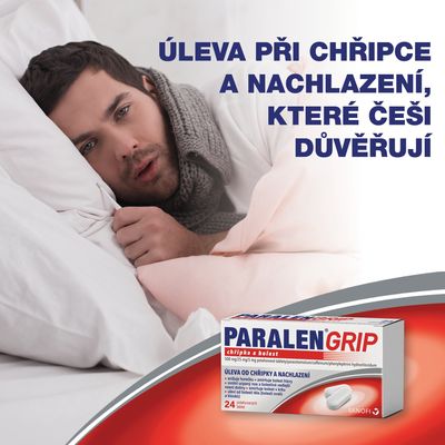 Paralen Grip Chřipka a bolest 24 tablet
