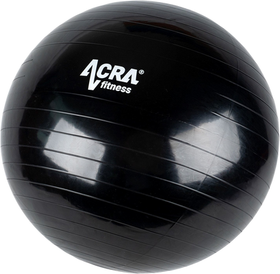 Acra Gymnastický míč, černý 85 cm
