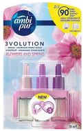 Ambipur Volution Flowers & Spring elektrický osvěžovač náplň 3 x 20 ml