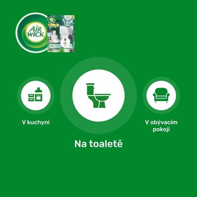 Airwick Elektrický osvěžovač vzduchu s náplní Lesní potok 19 ml