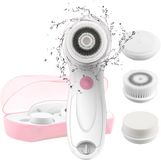 TouchBeauty Čistící kartáč na pleť 3v1 růžový 0759A