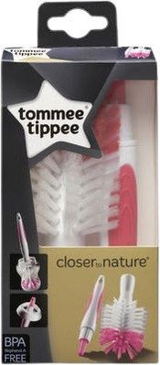 Tommee Tippee CTN kartáč na čištění lahví, modrý nebo růžový