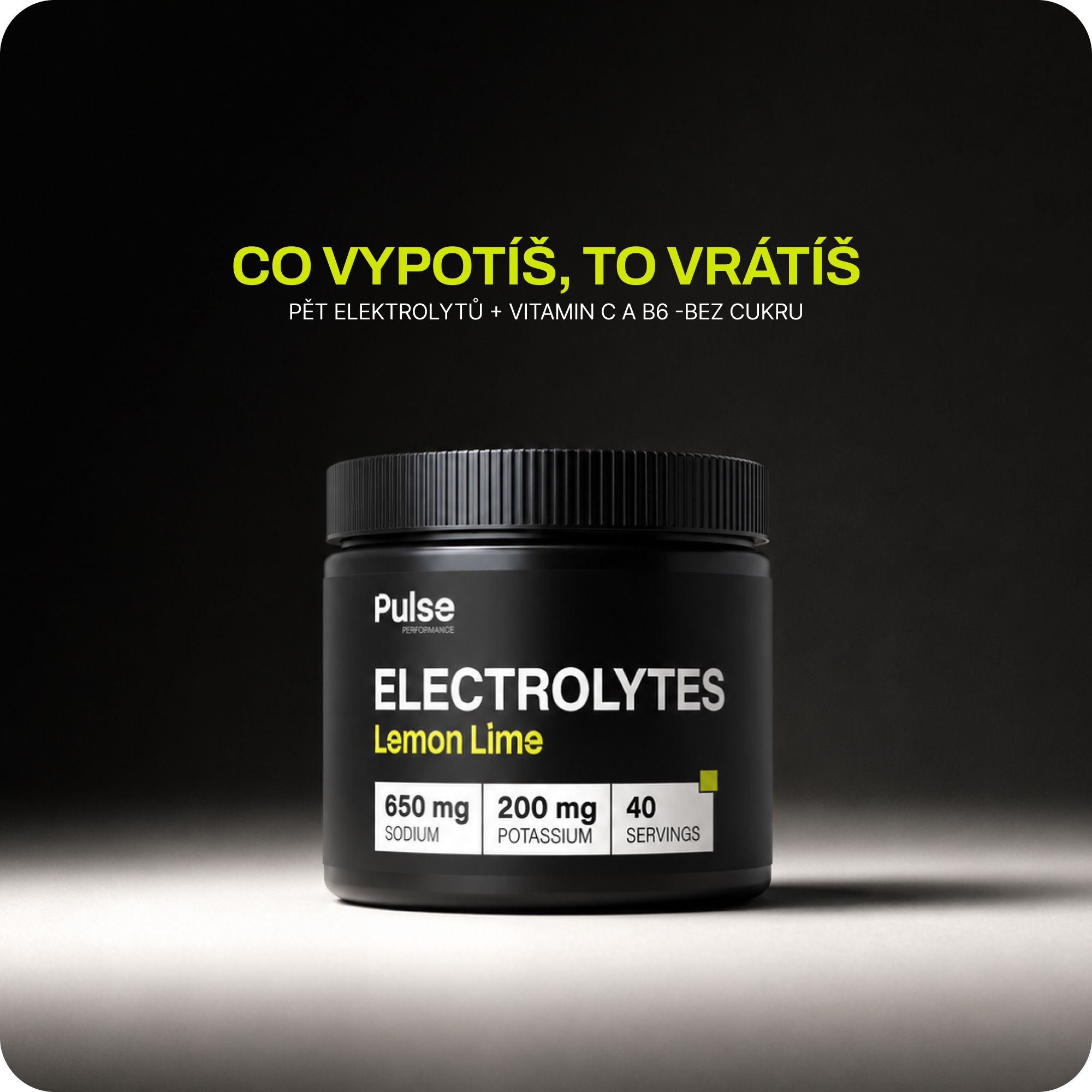 Pulse Performance Electrolytes Lemon Lime 220 g