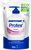 Protex Cream tekuté mýdlo s přirozenou antibakteriální ochranou náhradní náplň 500 ml