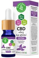 Zelená Země CBD kapky na spaní EXTRA 10 ml