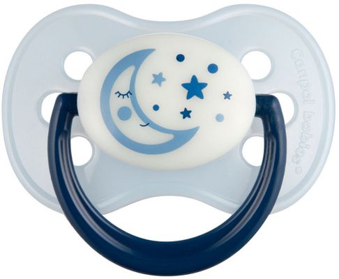 Canpol babies Dudlík kaučukový třešinka 0-6m night dreams