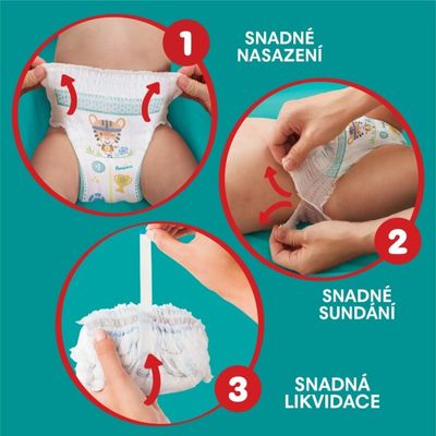Pampers Pants vel.7 Plenkové Kalhotky 42 ks