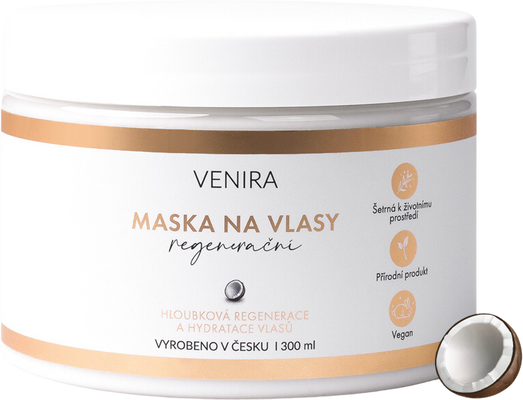 Venira Maska na vlasy regenerační kokos 300 ml