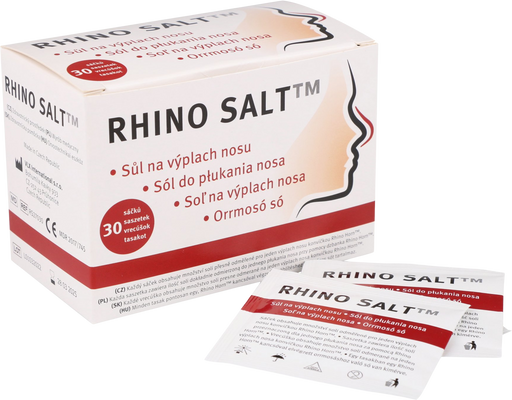 Rhino Horn sůl na výplach nosu 30 ks