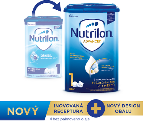 Nutrilon Advanced 1 počáteční kojenecká mléka 6 x 800 g