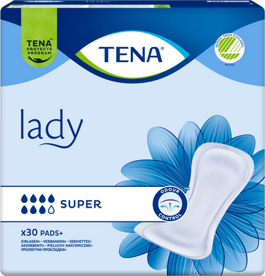 Tena Lady Super Inkontinenční vložky 30 ks