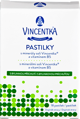 Vincentka pastilky bylinné 18ks