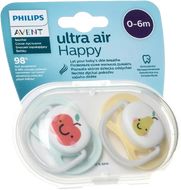 Philips Avent Šidítko Ultra air neutral 0-6 měsíců 2 ks