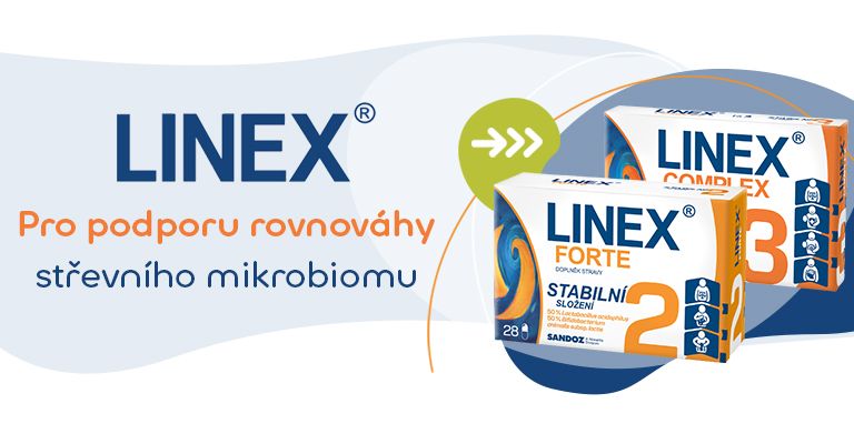 linex, probiotika a prebiotika, střeva