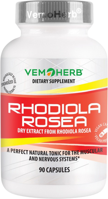 VemoHerb Rhodiola Rosea 90 kapslí