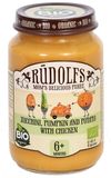 Rudolfs BIO Cuketa, dýně, brambory s kuřecím masem 190 g