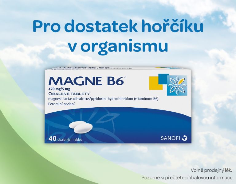 Magne B6® 470 mg/5 mg obalené tablety 40 tablet, hořčík