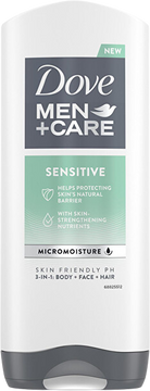 Dove Men Sensitive Sprchový gel 400 ml