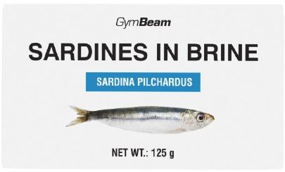 GymBeam Sardinky ve vlastní šťávě - 125 g