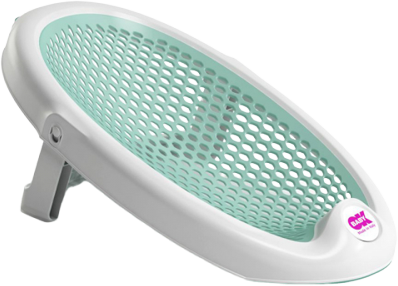 OK Baby Lehátko do vany skládací měkké protiskluzové Jelly 0–8m Sky blue