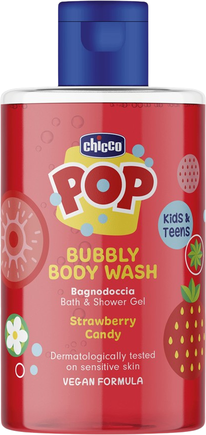 Chicco Gel sprchový Pop Strawberry candy 300 ml
