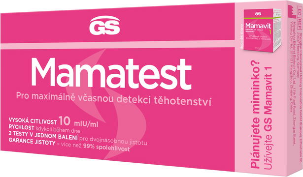 GS Mamatest Těhotenský test 2 ks