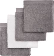 T-Tomi Koupací žínky grey/šedá, 25 x 25 cm, 4 ks