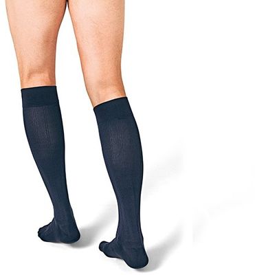 Jobst forMen Explore 1 - lýtkové punčochy se špicí - běžná délka - černé - velikost 5
