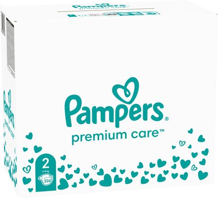 Pampers Premium Care plenky vel. 2, 4-8 kg měsíční balení 224 ks