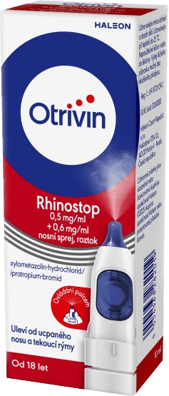 Otrivin Rhinostop 0.5mg+0.6mg/ml nosní sprej 10 ml