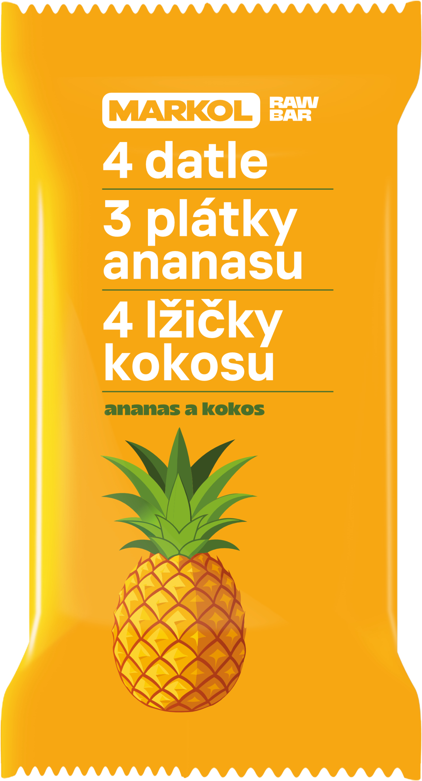 Markol Tyčinka ananasová s kokosem 40 g