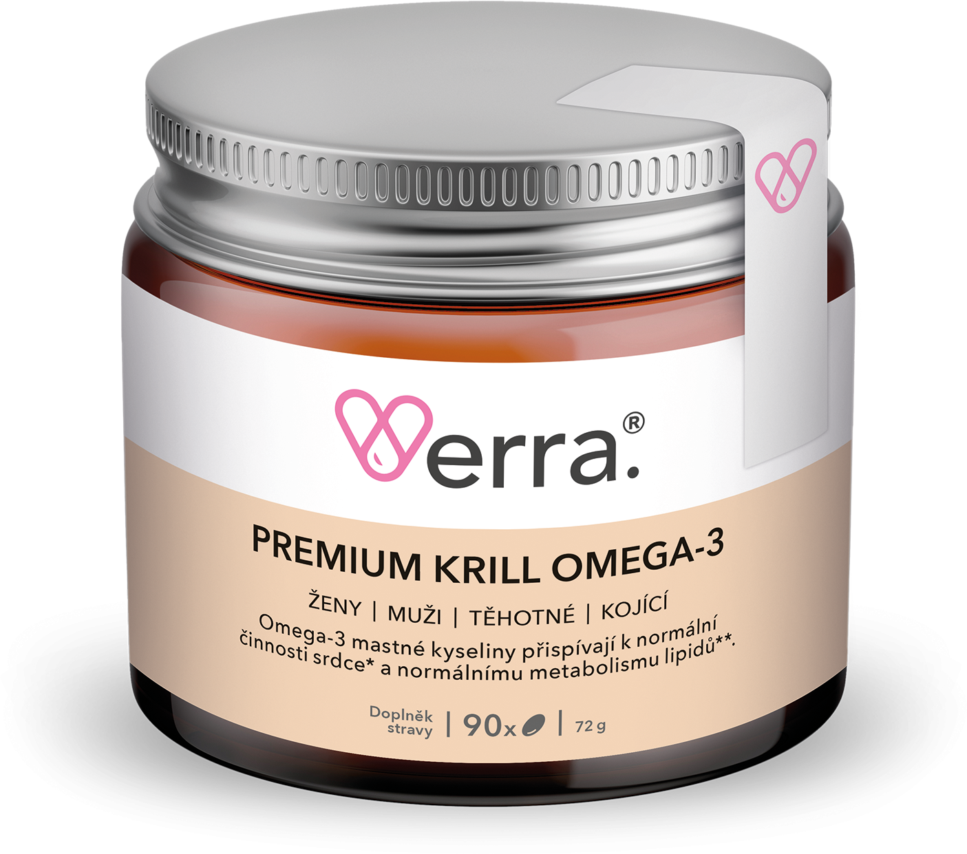 Verra Premium Krill Omega-3 90 měkkých tobolek