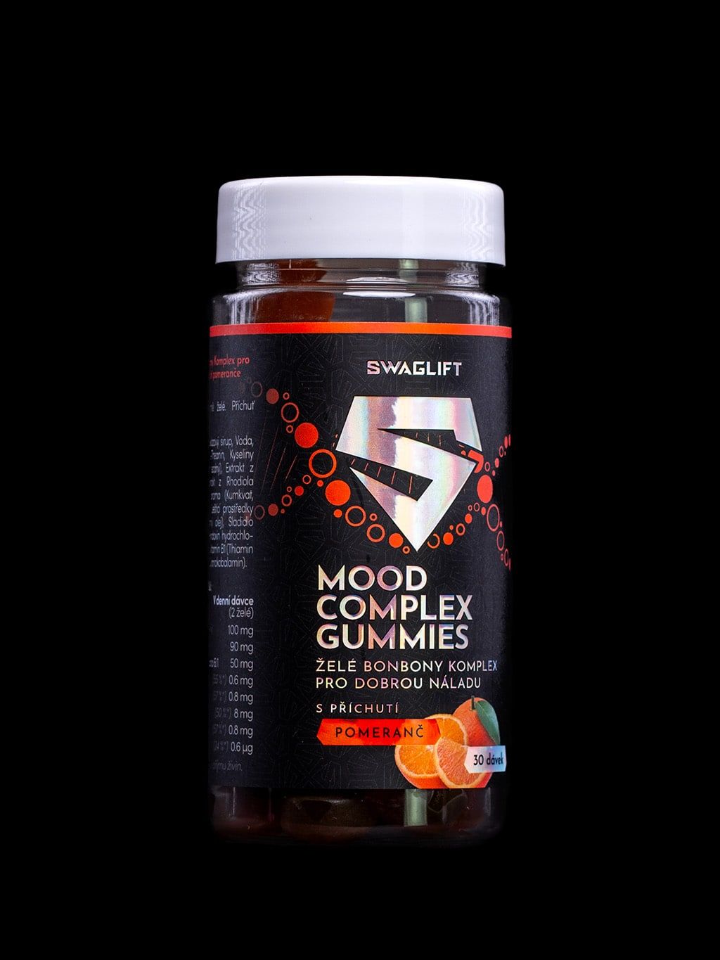 Swaglift Mood comples gummies s příchutí pomeranče 60 ks