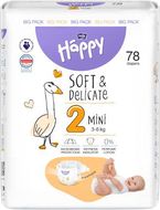 Bella Baby Happy Soft&Delicate Mini (3-6 kg), 78 ks