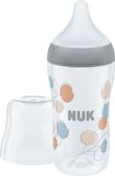 Nuk Perfect Match láhev s kontrolou teploty, šedá 260 ml