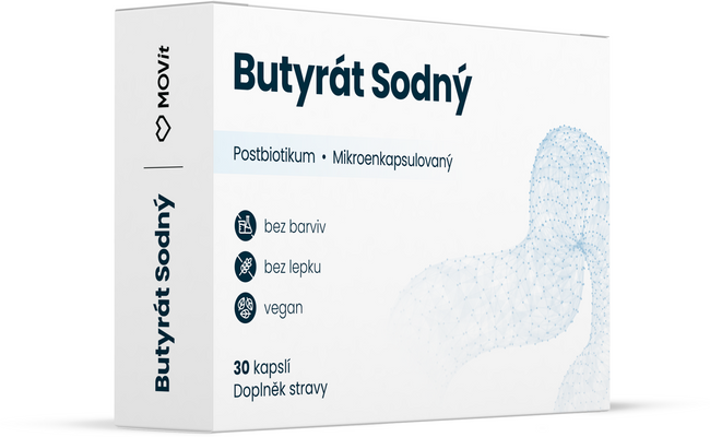 MOVit Energy Postbiotikum Butyrát sodný 30 x 300 mg