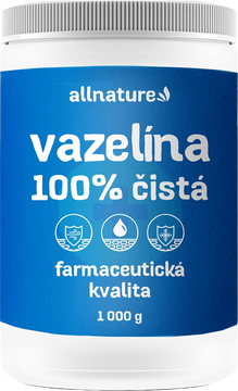 Allnature Vazelína 100% čistá farmaceutická kvalita 1000 g