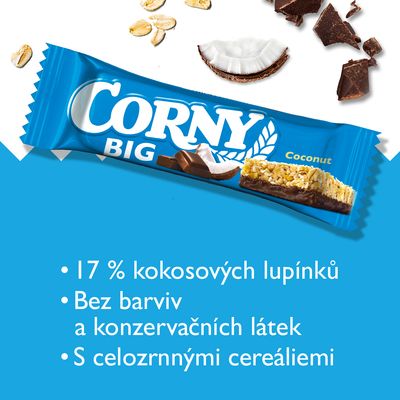 Corny BIG cereální tyčinka kokos-čokoláda 50 g