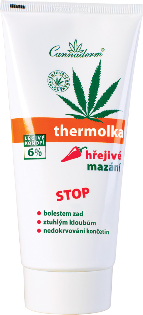 Cannaderm Thermolka hřejivé mazání 200 ml