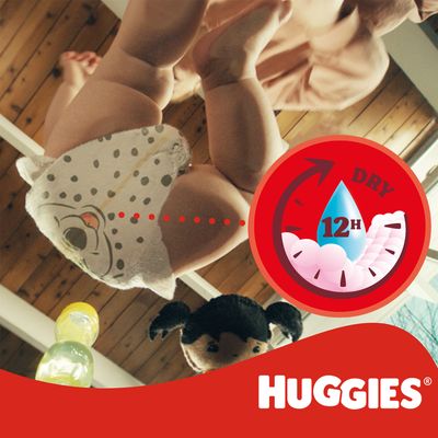 Huggies® Little Movers plenky 4 (7 - 18 kg) 50 ks