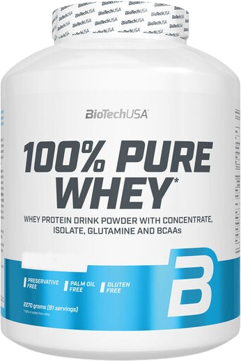 BioTech 100% Pure Whey Malinový cheesecake 2270 g