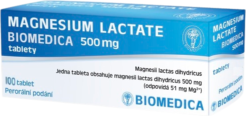Biomedica Magnesium lactate 500 mg 100 tablet
