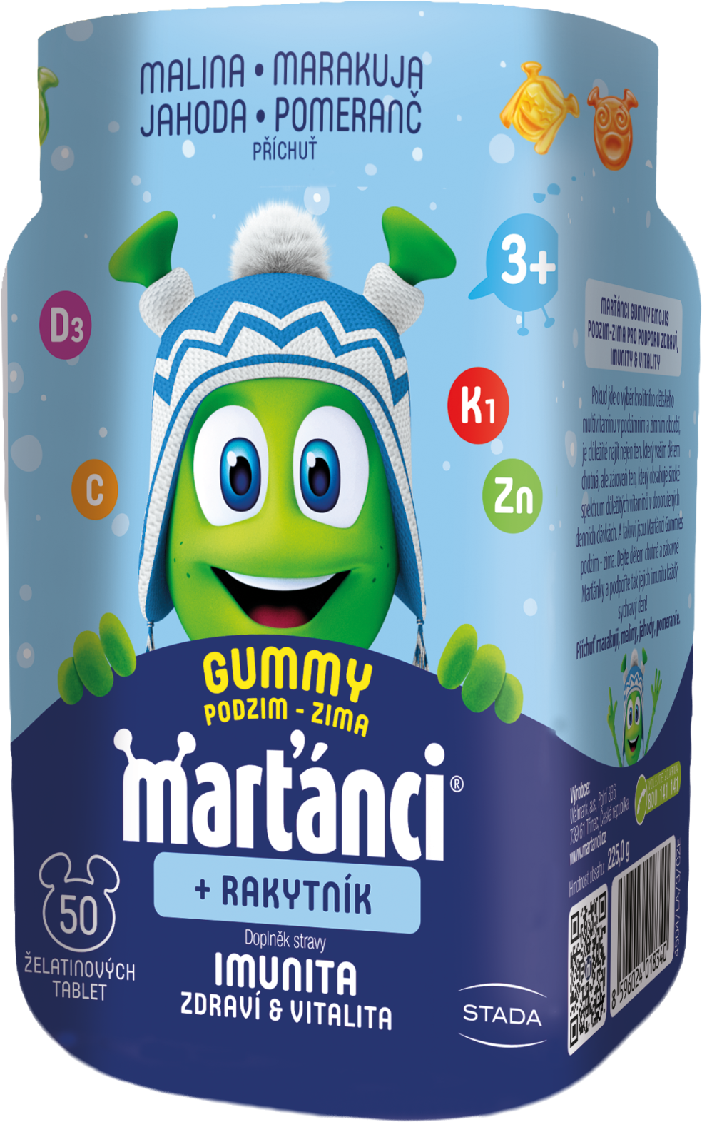 Walmark Marťánci Gummy PODZIM-ZIMA 50 tablet